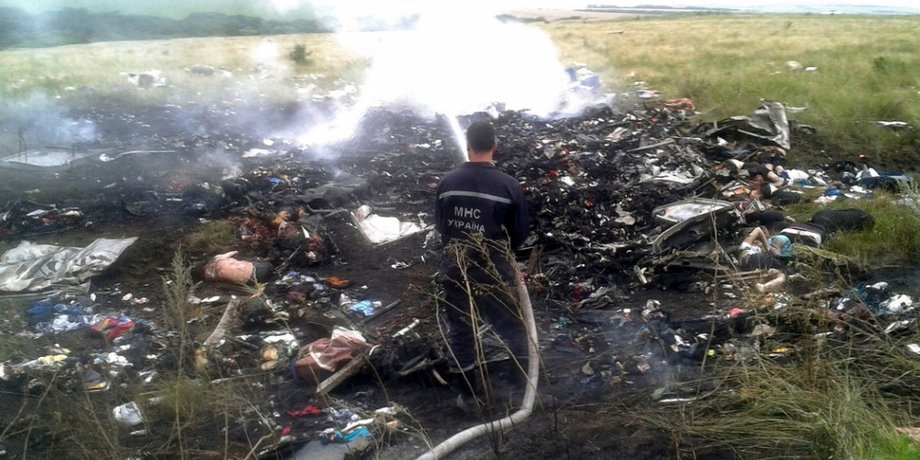 Место крушения MH-17 / Фото: Reuters