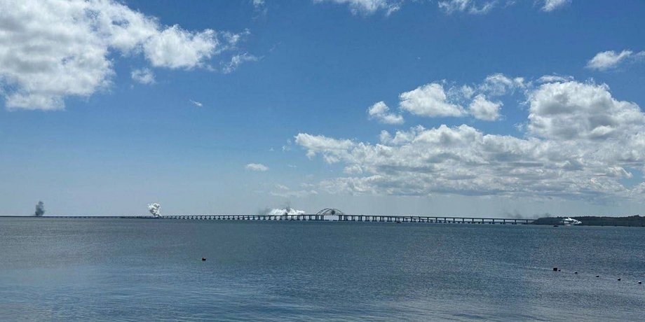 новости крыма, новости россии, минобороны рф, атака на крымский мост, взрывы крымский мост, взрывы крымский мост