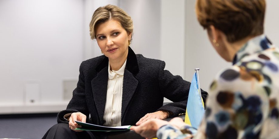 Елена Зеленская, Елена Зеленская образы, Елена Зеленская стиль, первая леди Украины, жена Владимира Зеленского