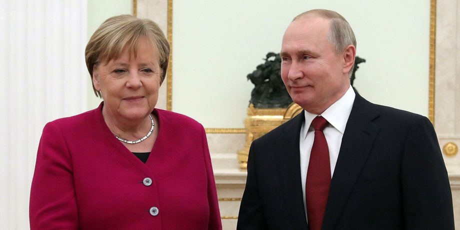 Ангела Меркель, Владимир Путин