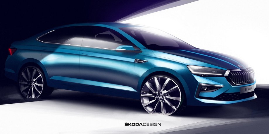 Skoda Slavia 2022, новая Skoda Slavia, Skoda Slavia, Skoda Rapid