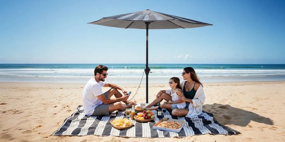 Anker Solix Solar Beach Umbrella