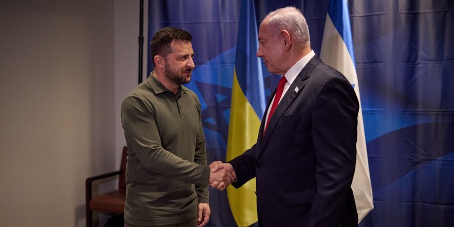 Владимир Зеленский, Биньямин Нетаньяху, фото