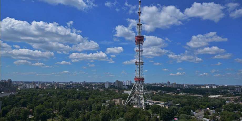 Вид на телевышку КРРТ / Фото пресс-службы КРРТ