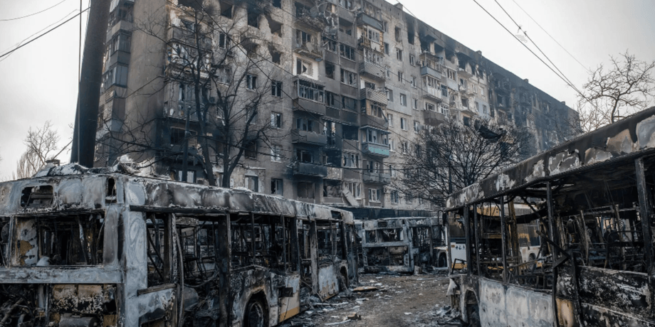 Обстріл, розруха, війна
