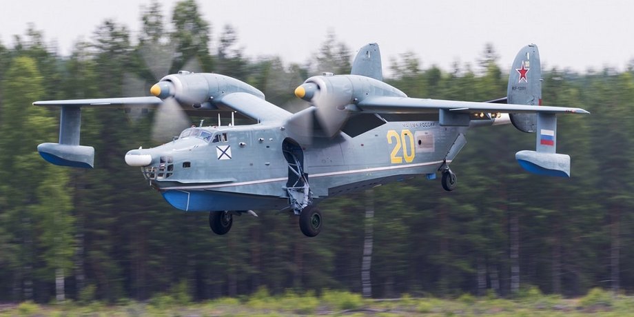 фото самолета-амфибии Бе-12 Чайка ВС РФ