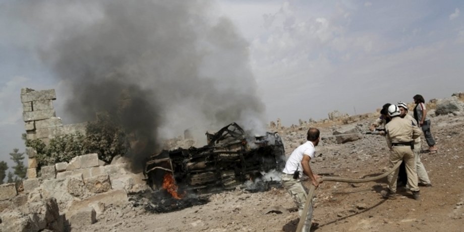 Последствия российского авиаудара в Сирии / Фото: Reuters
