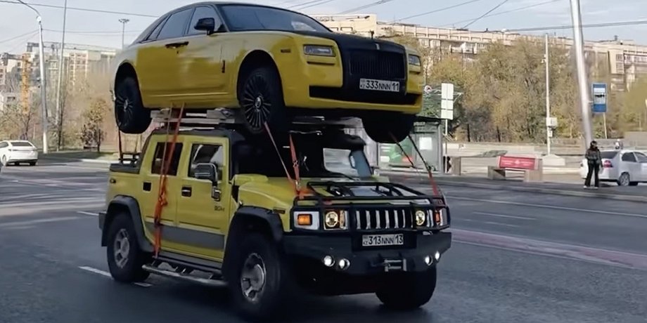 роллс ройс хаммер казахстан, Hummer H2, Rolls-Royce Ghost