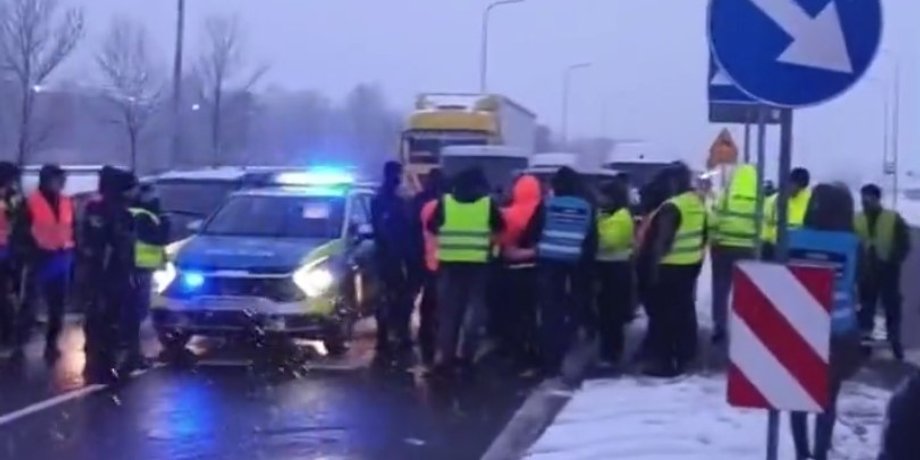 Протест українських водіїв, страйк, Польща