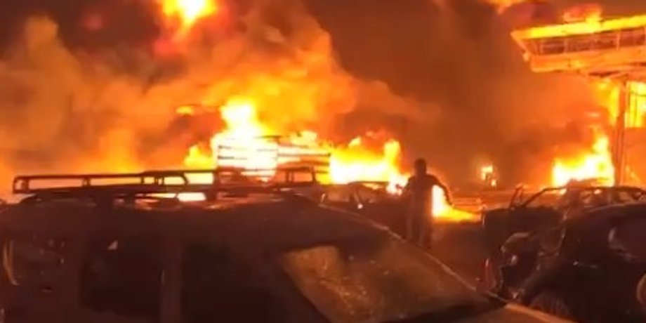 Махачкала, вибух у Махачкалі, пожежа в Махачкалі, пожежа АЗС Махачкала, вибух у Дагестані, пожежа в Дагестані