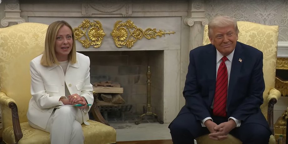 Президент США Дональд Трамп, Дональд Трамп про перемир'я, Дональд Трамп про мир, Дональд Трамп про РФ, Дональд Трамп та Мелоні, Дональд Трамп заява