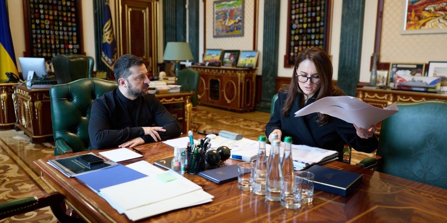 Владимир Зеленский и Юлия Свириденко и Владимир Зеленский