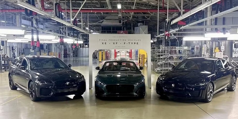 автомобілі ягуар, Jaguar XF, Jaguar XE, Jaguar F-Type