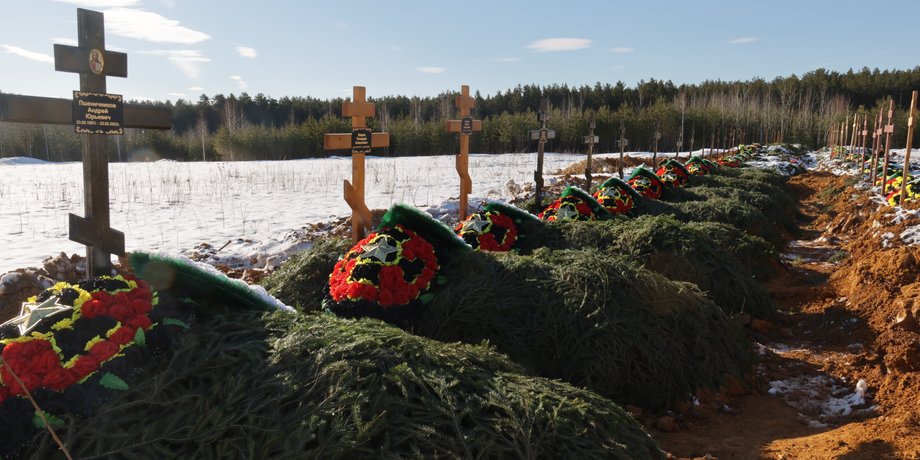 Массовые захоронения вагнеровцев в России, война в Украине, ЧВК Вагнер