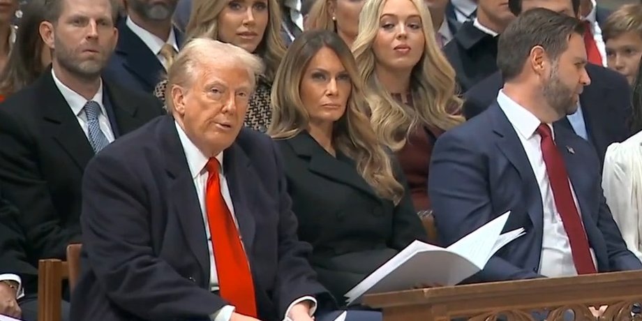дональд трамп, проповідь, ді джей венс, інавгурація трампа