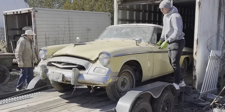 Studebaker Champion, Studebaker Champion 1955, ретро авто, заброшенные авто