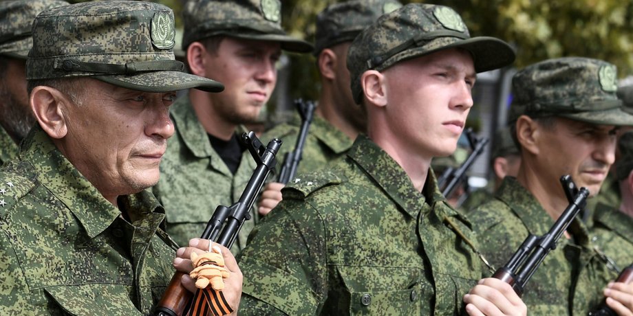 військові, солдати, мобілізація, армія Росії