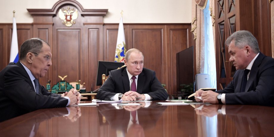 Владимир Путин, Путин, президент РФ, президент России, Шойгу, Лавров