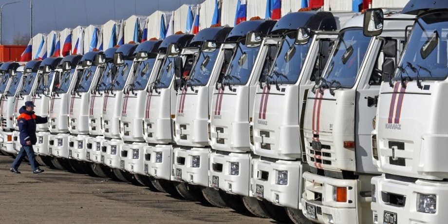 Грузовики МЧС РФ / Фото: ТАСС