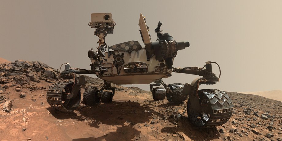 марсоход Curiosity, Марс, поверхность, фото