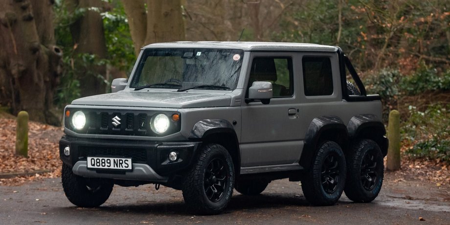 Suzuki Jimny, тюнінг Suzuki Jimny, пікап Suzuki Jimny, шестиколісний Suzuki Jimny, шестиколісний пікап