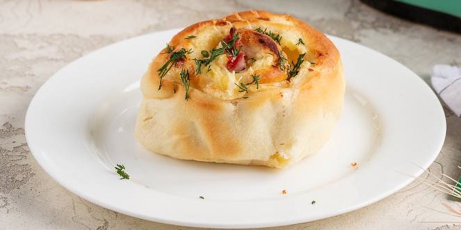 булочки с картошкой, еда, блюдо