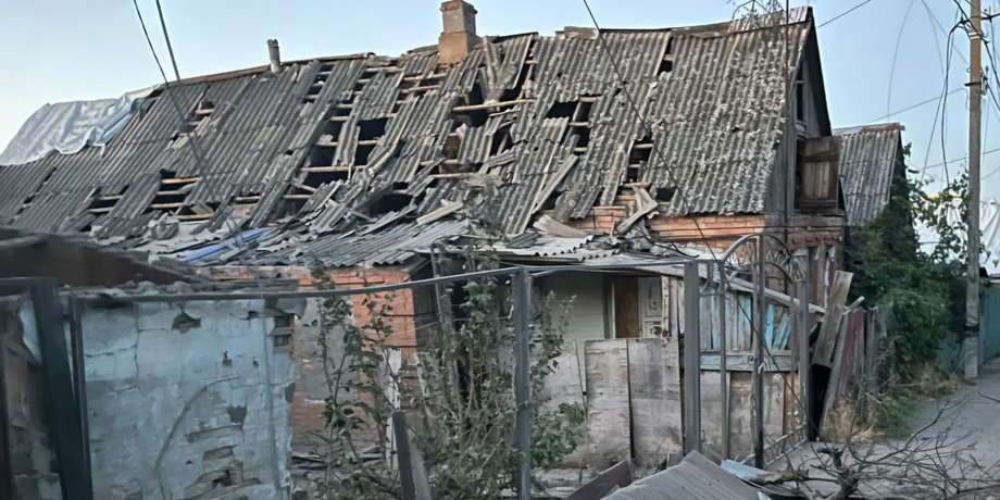 Изображение последствий атаки РФ