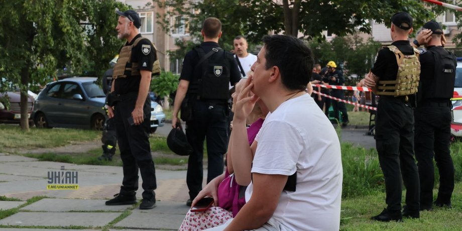 новости киева, ракетный удар, кмва, многоэтажка, реакция на стресс, пострадавшие