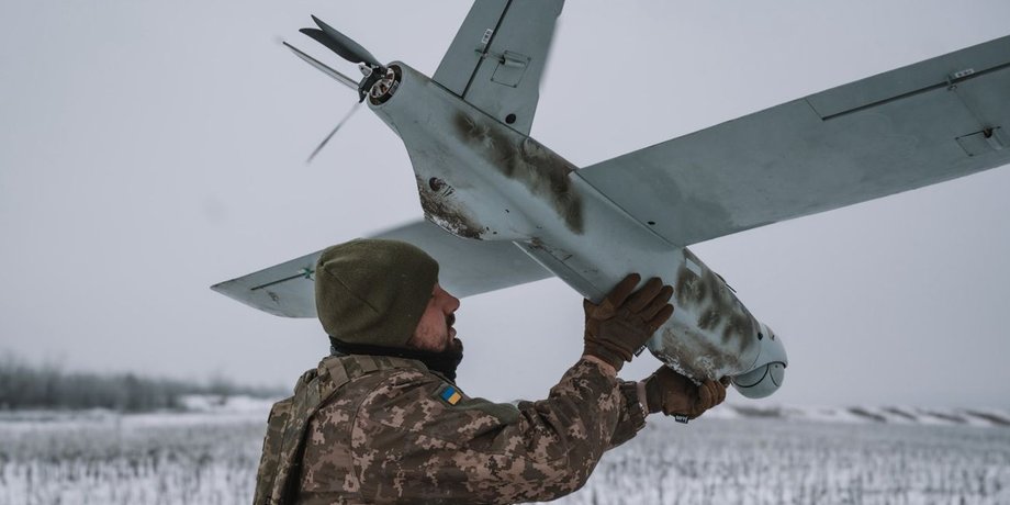 Украинский дрон-перехватчик