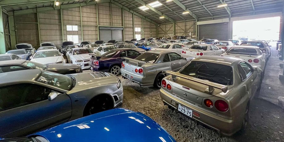 Nissan, Nissan Skyline, Nissan Skyline GT-R, Склад, Японія, Авто, Автомобілі, Спорткар, Спорткари, Фото