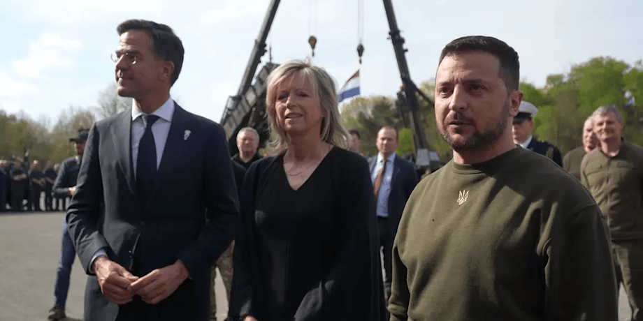 Кайса Оллонгрен, Марк Рютт, Владимир Зеленский, Нидерланды, военная база, оружие, техника