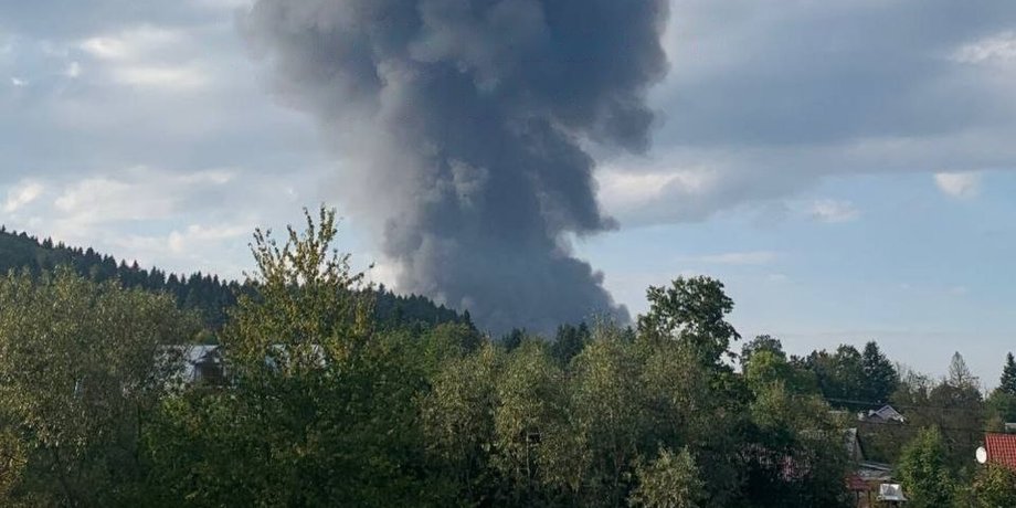 Взрыв в Ивано-Франковской области, фото