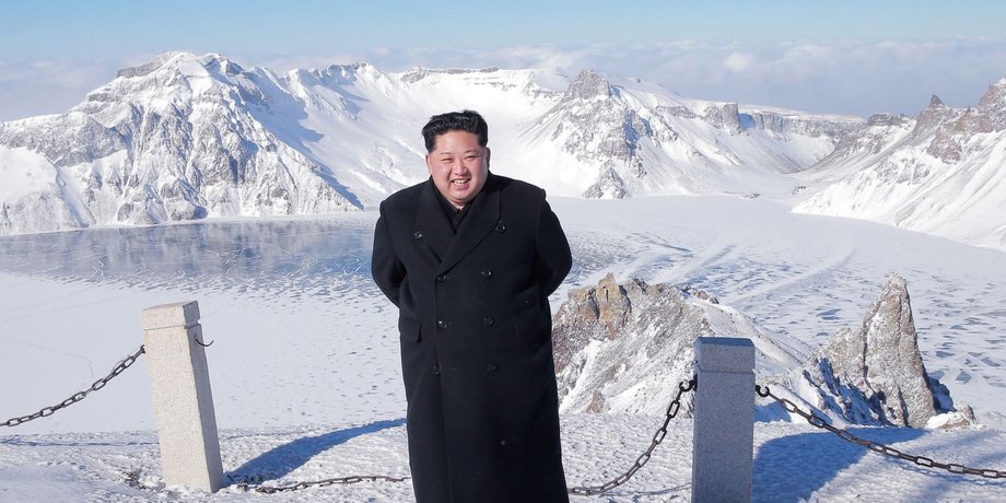 Ким Чен Ын на горе