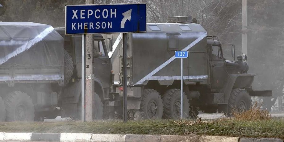 Херсон оккупация оккупанты захват Россия вторжение Офис президента бои