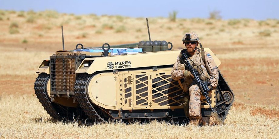 THeMIS, наземный беспилотник, Milrem Robotics, военный