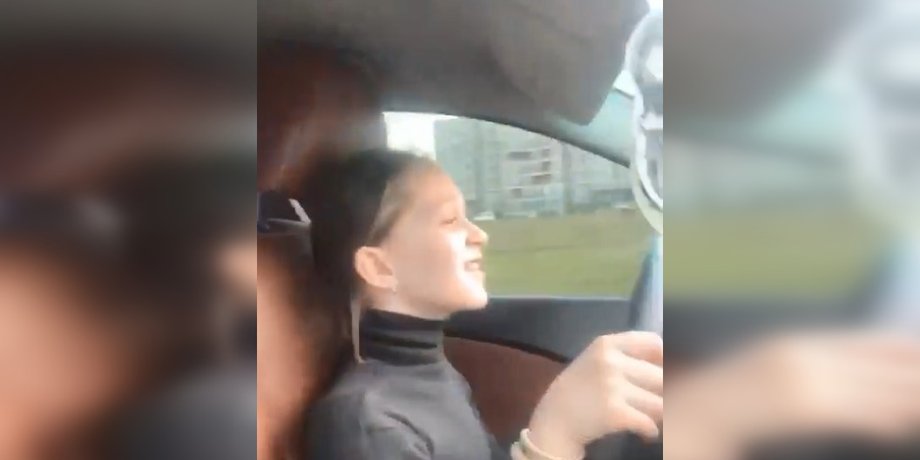 Ребенок за рулем, управление автомобилем, Львов инцидент, Львов скандал с авто, ребенок за рулем Львов, патрульная полиция Львов
