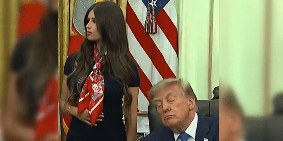 Дональд Трамп и Джейми Ли Франклин во время мероприятия