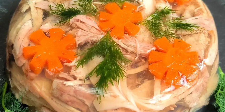 Холодец из индейки, холодец, холодец рецепт, холодец из индейки как приготовить
