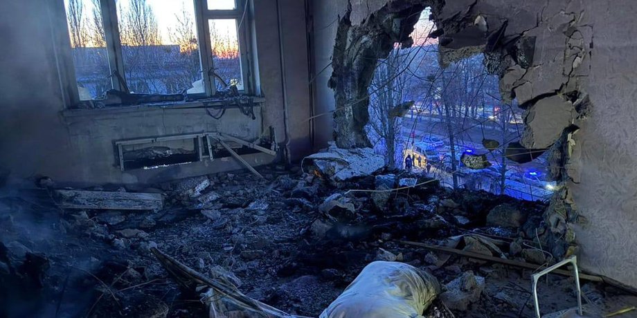 Попадание в дом в Чернигове