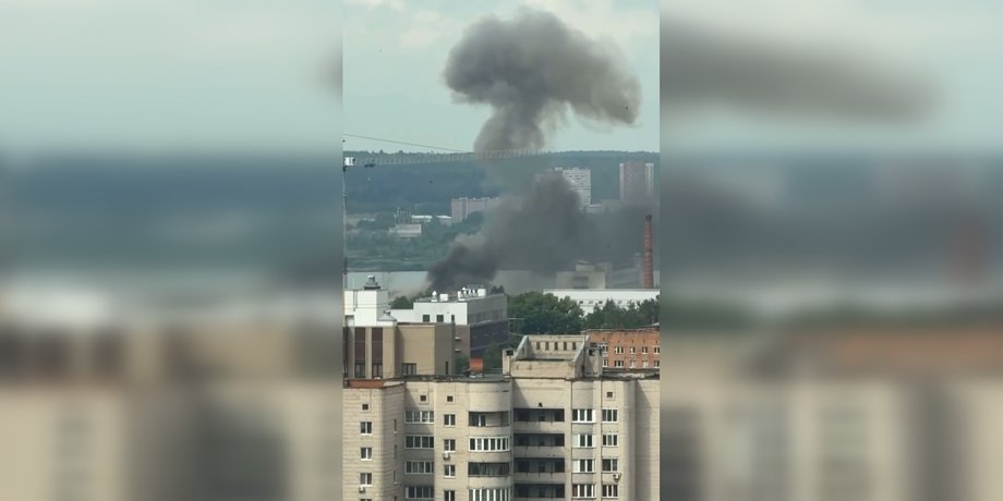 Атака БПЛА на Лютий на завод Купол