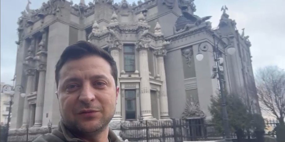 Зеленський, президент України, звернення Зеленського, Банкова, Будинок з химерами