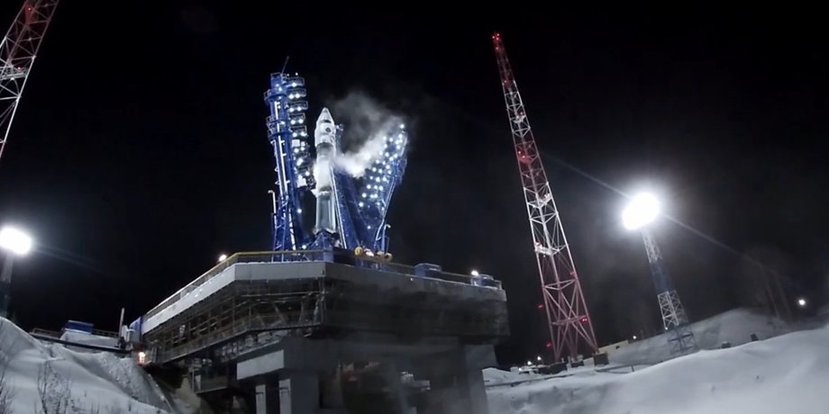 Пуск ракеты-носителя Союз-2.1