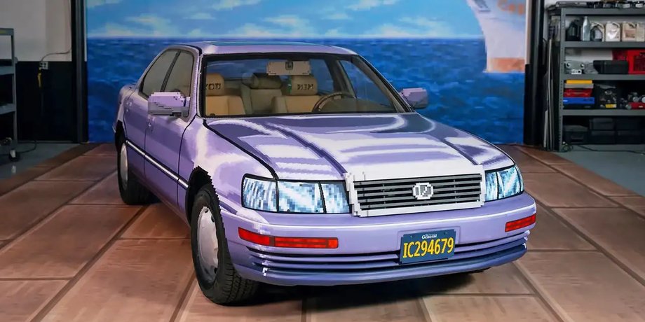 Автомобиль Lexus LS400 из Street Fighter II