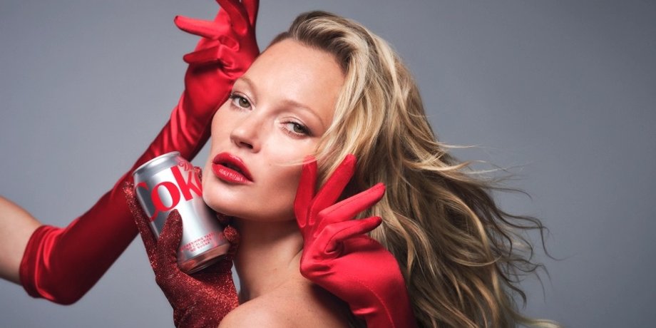 Diet Coke, дієта кола, кола без цукру, креативна реклама, кока кола, кейт мосс