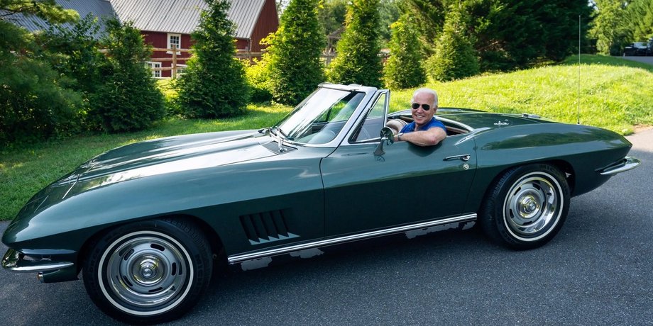 джо байден, шевроле корвет, авто Джо Байдена, авто президента США, Chevrolet Corvette, Джо Байден гонки
