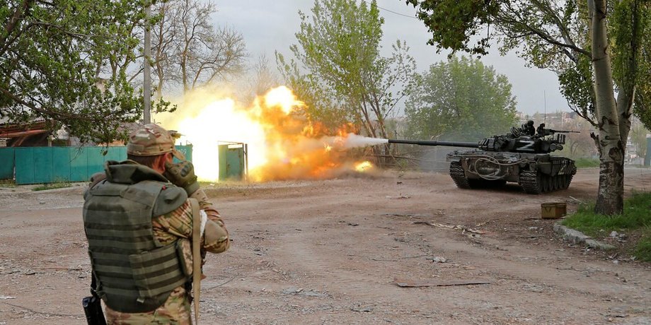 Российские войска, первые дни масштабного вторжения.,