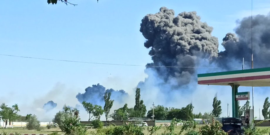 Новофедорівка обстріл ракетний удар вибухи авіація Саки втрати ПКС РФ