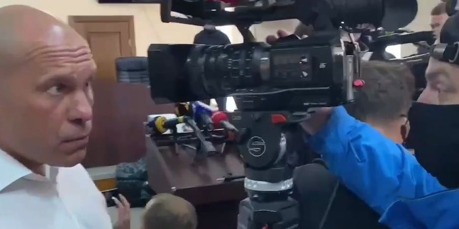 Медведчук, суд, Ківа, журналіст, конфлікт, перепалка,