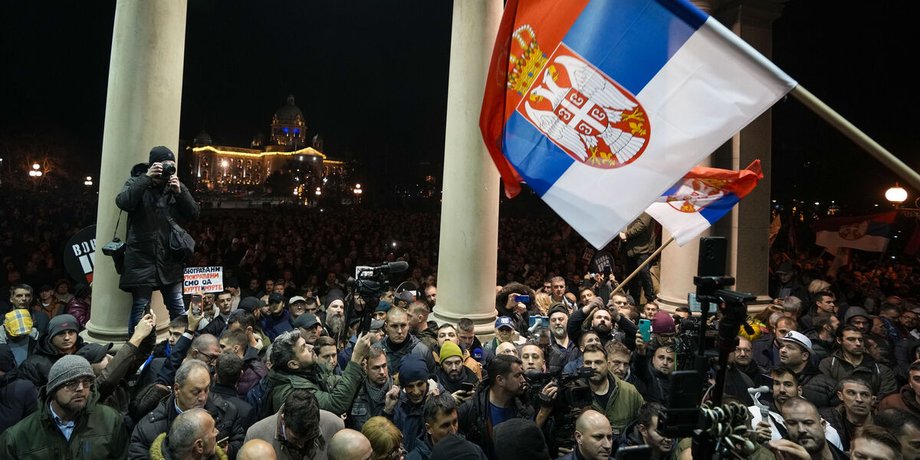 протесты в сербии, спецслужбы рф, сербия, новости мира