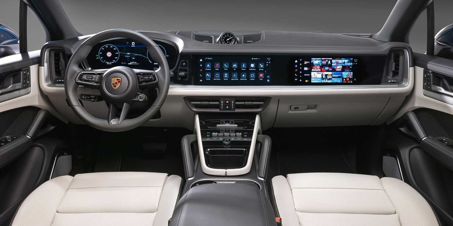Салон Porsche Cayenne, Porsche Cayenne 2023, новий Porsche Cayenne, Porsche Cayenne
